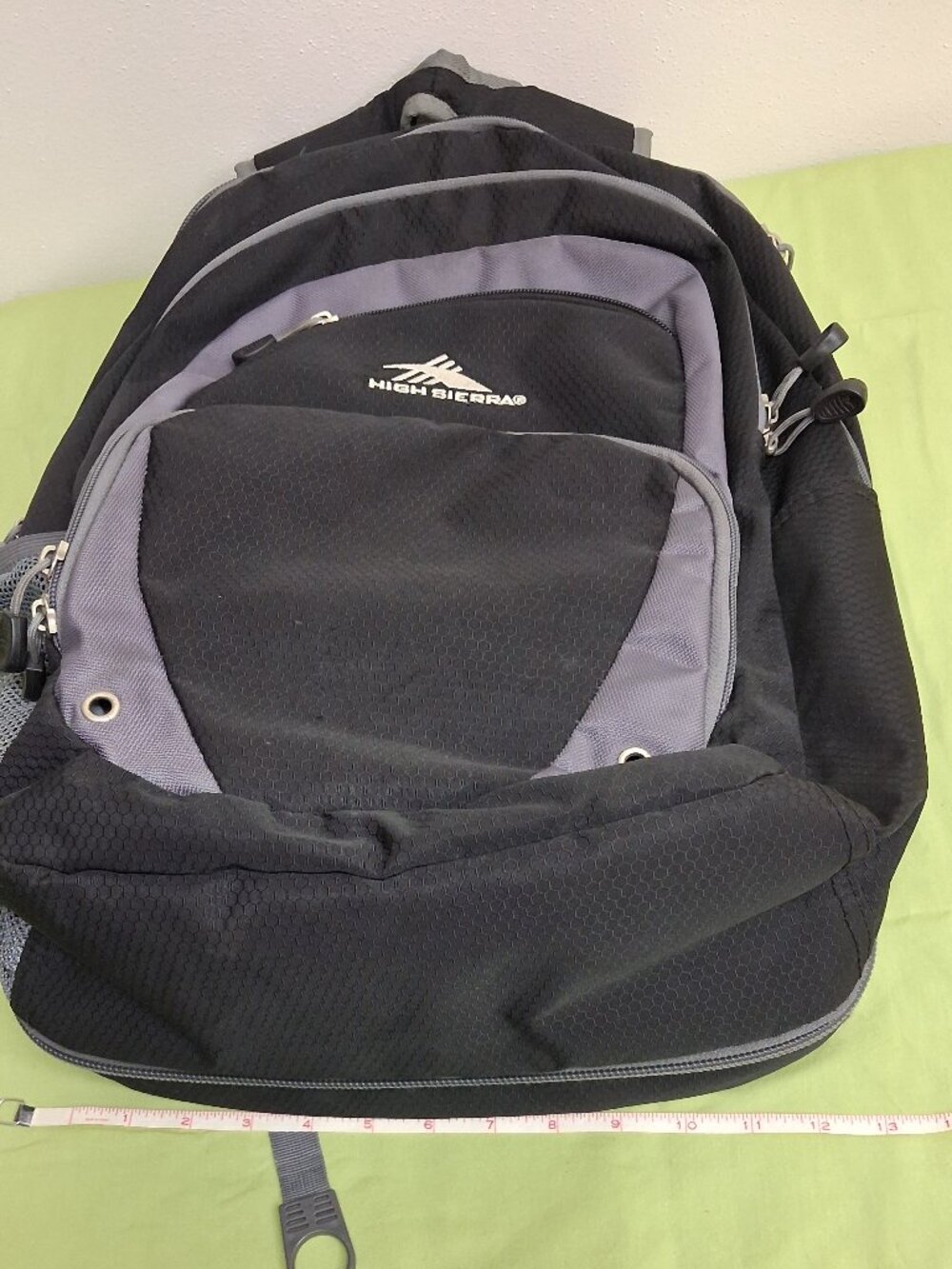 High Sierra Extra Large Tech Travel Backpack Black Grey